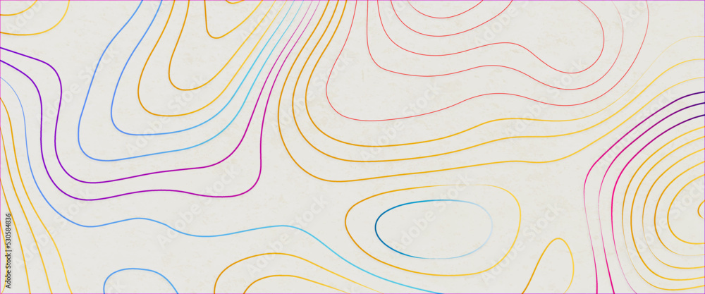 Poster topographic map. geographic mountain relief. abstract concept graphic element and geography scheme, 