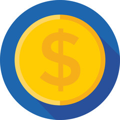 Dollar Colored Vector Icon