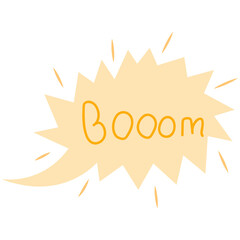 Speech bubble. Transparent PNG clipart for design