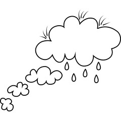 Speech bubble. Transparent PNG clipart for design