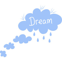 Speech bubble. Transparent PNG clipart for design