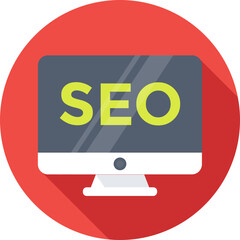 Seo Colored Vector Icon