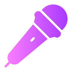 microphone gradient icon