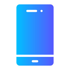 mobile phone gradient icon