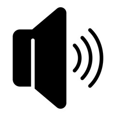 speaker glyph icon