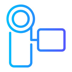 camcorder gradient icon