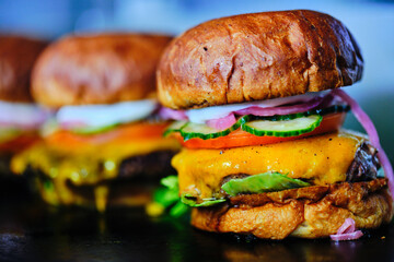 Burgers, burger, fastfood, fat, unhealthy, food, homemade burger.