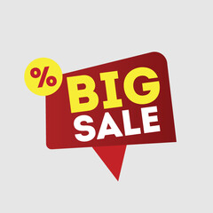 big sale balloon text. big sale special offer text in bubble balloon text element for shopping
