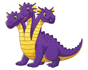 Little Hydra Cartoon Illustration