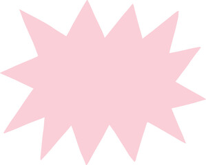 Starburst speech bubble