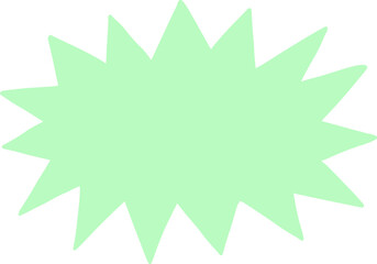 Starburst speech bubble