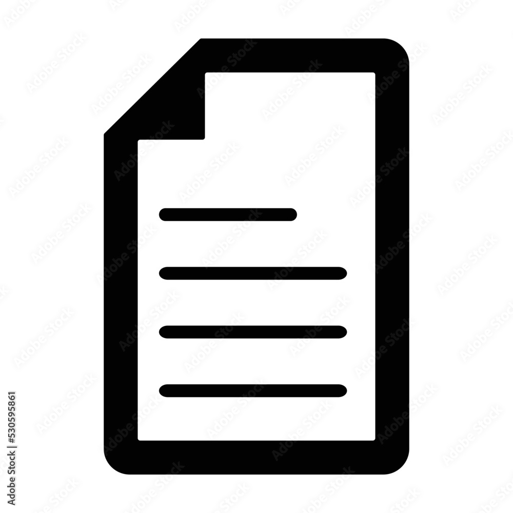 Poster document file selected icon