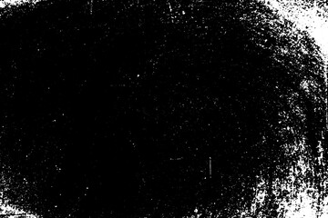 Grunge black and white scratched textured background. Abstract messy and distressed element. (vector)