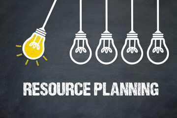 Fototapeta premium Resource planning 