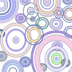 Fototapeta premium seamless pattern with circles