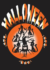This is Halloween design, color changeable and printable