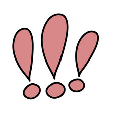 Exclamation mark type letter