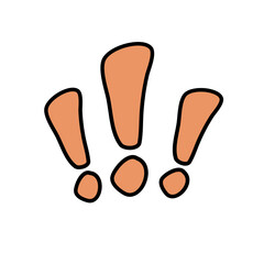 Exclamation mark type letter