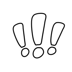 Exclamation mark type letter