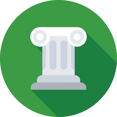 Dustbin Colored Vector Icon