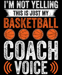 Basketball Coach For Men Women Team Basketball Coaching t-shirt design.