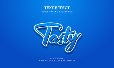 Tasty text effect