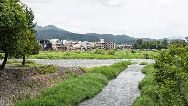 view from the river