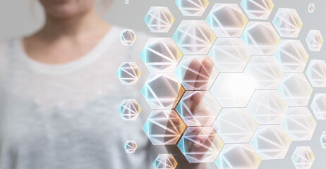 conference Digital Network and data concept 3d