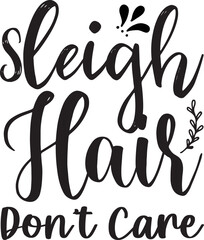 Sleigh Hair Don t Care
