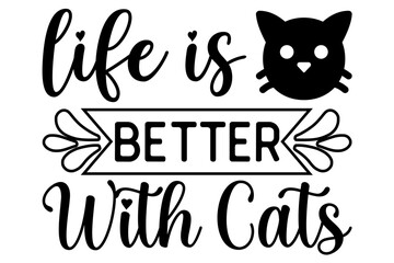 Cat svg desing,Cat mom , Cat Life
