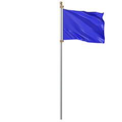 3D rendering illustration of a flag