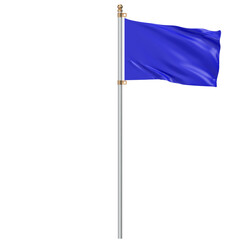 3D rendering illustration of a flag