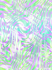 Abstract Psychedelic Zebra Stripes Brush Details Pastel Colors Seamless Pattern Ombre Style Trendy Fashion Colors Perfect for Allover Fabric Print or Wrapping Paper