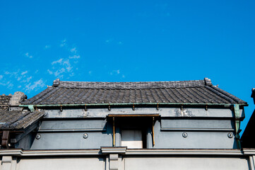 日本の古民家の屋根