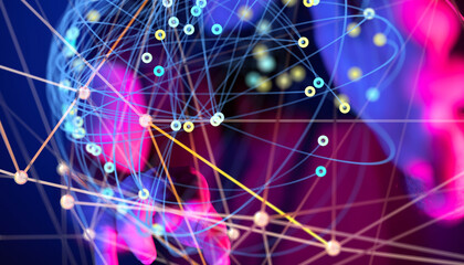 conference Digital Network and data concept 3d
