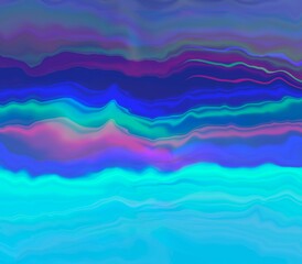 Obraz na płótnie Canvas Blue chromatic liquid abstract wallpaper.