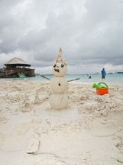 Obraz premium Sky Cloud Water Snowman Ecoregion Beach