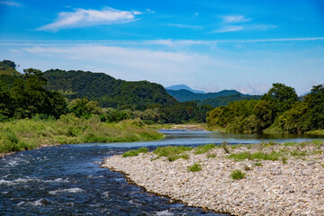 鮎の釣れる名取川
仙台市内から20分で行けるきれいな川です。