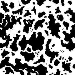 Cow skin spots pattern