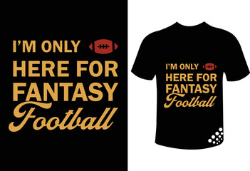 Fantasy football best typography t-shirt design quote for the world cup 