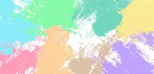 Obraz premium Cute beautiful colorful strokes art background