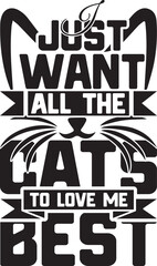 Cat T Shirt Design, Cat SVG Design, Cat SVG T Shirt Design Template