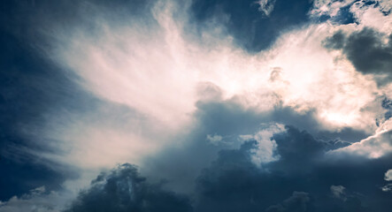 burzowe niebo, stormy sky - obrazy, fototapety, plakaty
