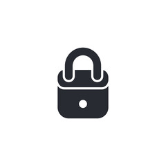 Lock vector icon. Closed lock. Lock sign. Sign of protection. Padlock icon. Unlock icon. Protection sign. Security vector icon. Privacy sign. Lock symbol. Blocking. Top secret. Keyhole. Safety. Block