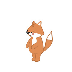 red fox cartoon