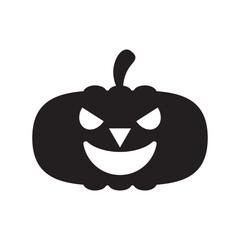Pumpkin, Halloween, Spooky, Horror Icon Vector Illustration Design