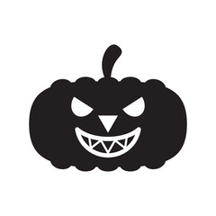 Pumpkin, Halloween, Spooky, Horror Icon Vector Illustration Design