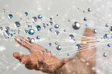 Business intelligence analyst dashboard on virtual