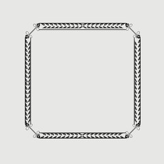 Frame, in the style of an ornament, Vector illustration eps 10, Art.