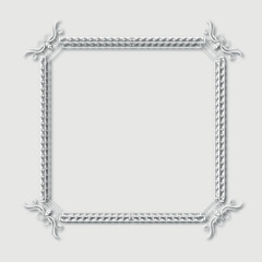 Frame, in the style of an ornament, Vector illustration eps 10, Art.
